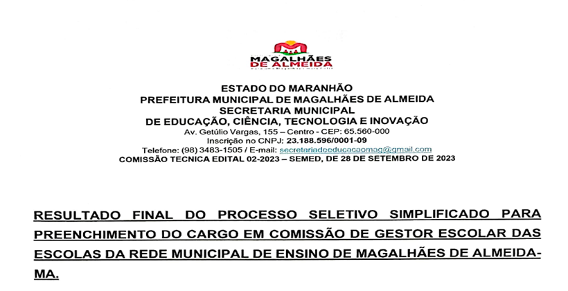 Lista de Servidores e Contatos  Secretaria Municipal de Educação -  Secretaria Municipal de Educação